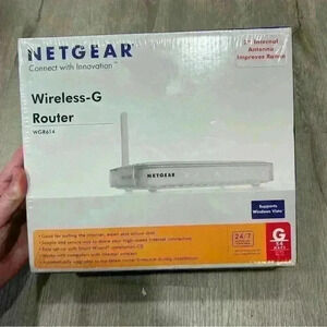 NIB Netgear WGR614 54 Mbps 4-Port 10/100 Wireless G Router Sealed